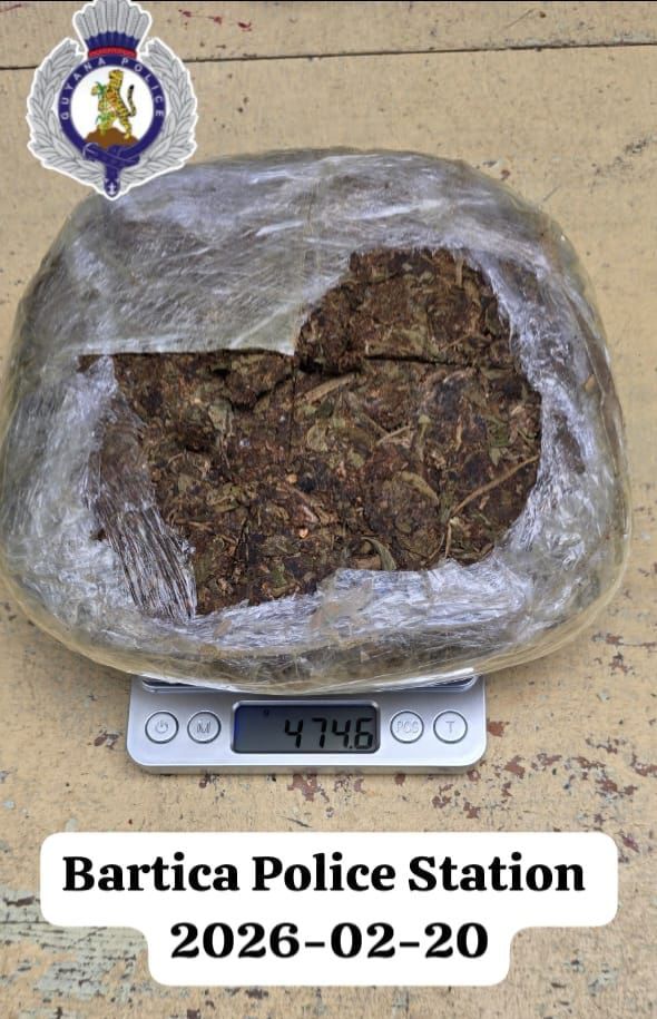 Un agent pénitentiaire arrêté après la découverte de 502,2 grammes de ganja à la prison de Mazaruni