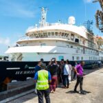 La Guyane accueille l&rsquo;arrivée d&rsquo;un autre navire de croisière alors que le MS Hebridean Sky accoste
