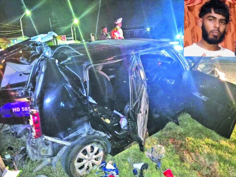 «Je n&rsquo;arrive pas à me rattraper» – le père d&rsquo;un chauffeur de taxi tué dans un accident à Mahaicony