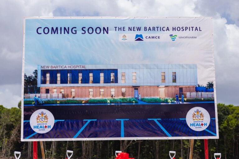 Le nouvel hôpital régional de Bartica de 6,8 milliards de dollars sera achevé en 24 mois