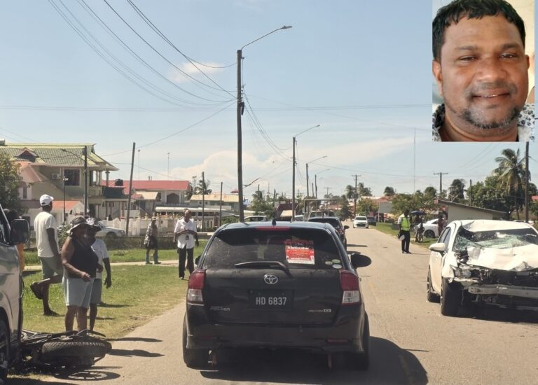 Un motocycliste décède dans une collision sur la côte d&rsquo;Essequibo
