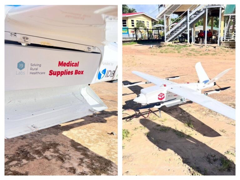 Le ministère de la Santé utilise la technologie des drones pour livrer des fournitures médicales au centre de santé de Moraikobai