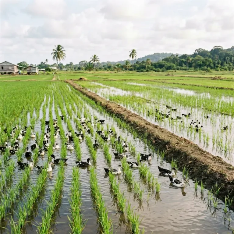 L&rsquo;intégration du riz au canard pour augmenter les revenus des agriculteurs et réduire les coûts de production