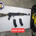 Fusil d&rsquo;assaut AK, deux chargeurs retrouvés à Sophia